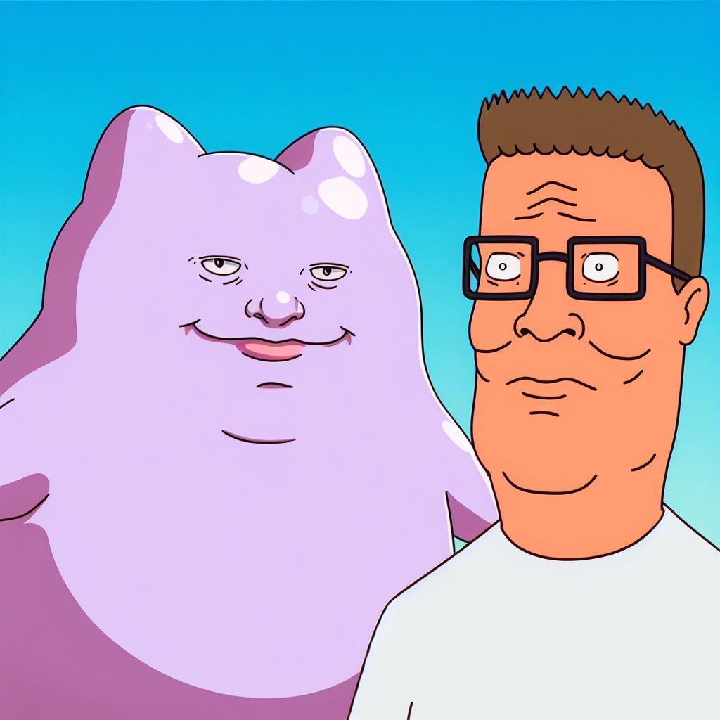 Hank Hill x Ditto Collab